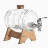 Maple Syrup and Honey Barrel Dispenser 1L